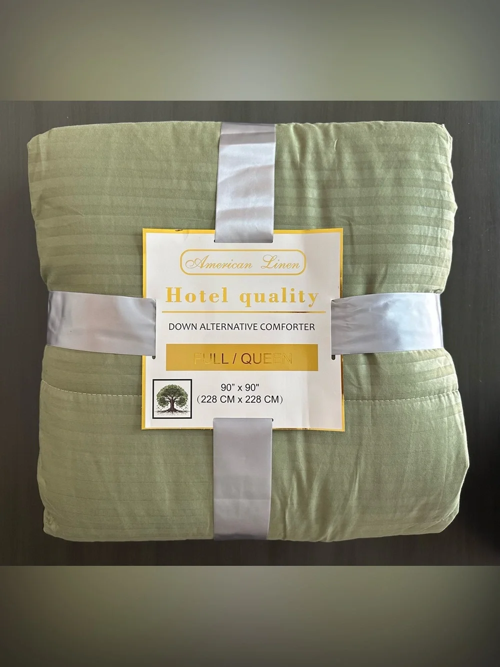 Full/Queen 100% Cotton Down Alternative Comforter -NIP